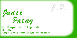 judit patay business card